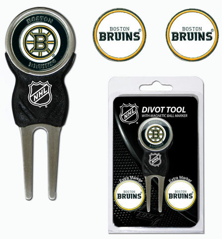 ~Boston Bruins Golf Divot Tool with 3 Markers - Special Order~ backorder