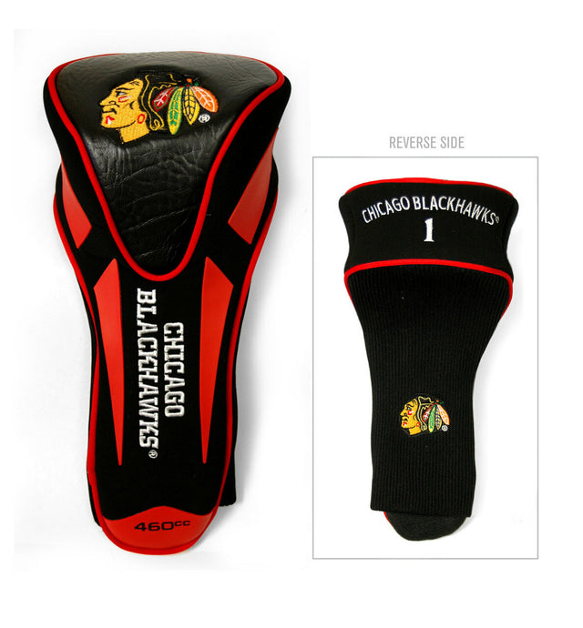 Funda para palo de golf de los Chicago Blackhawks, tamaño jumbo, con una sola punta