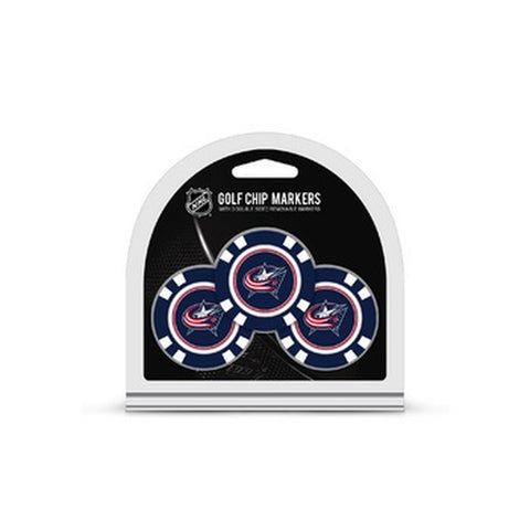 ~Columbus Blue Jackets Golf Chip with Marker 3 Pack - Special Order~ backorder