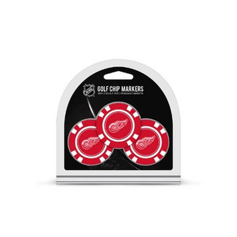 ~Detroit Red Wings Golf Chip with Marker 3 Pack - Special Order~ backorder