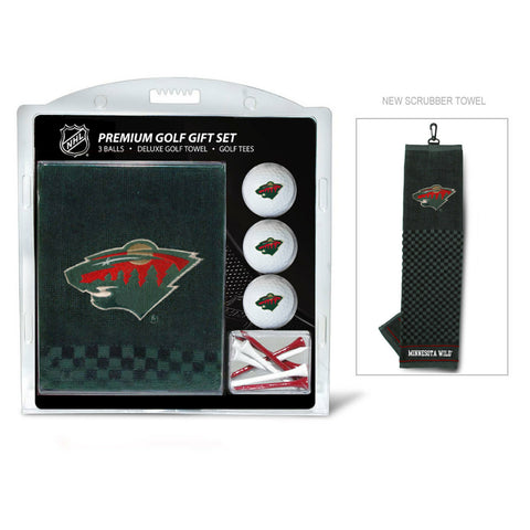 ~Minnesota Wild Golf Gift Set with Embroidered Towel - Special Order~ backorder
