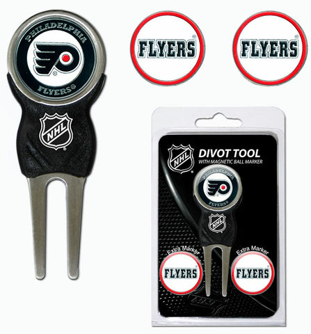 ~Philadelphia Flyers Golf Divot Tool with 3 Markers - Special Order~ backorder