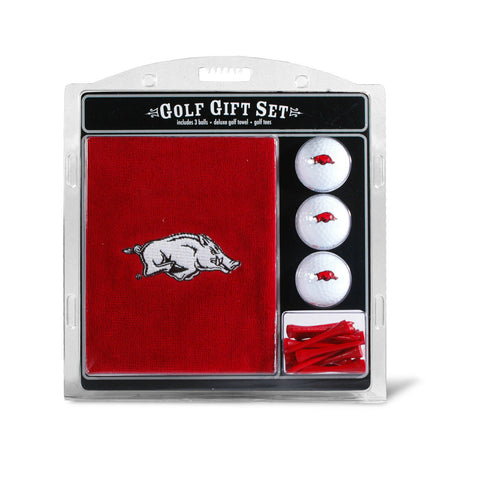 ~Arkansas Razorbacks Golf Gift Set with Embroidered Towel - Special Order~ backorder