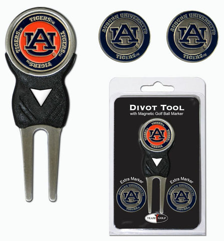 ~Auburn Tigers Golf Divot Tool with 3 Markers - Special Order~ backorder