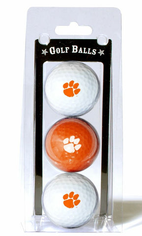 Clemson Tigers 3 Pack of Golf Balls - Special Order