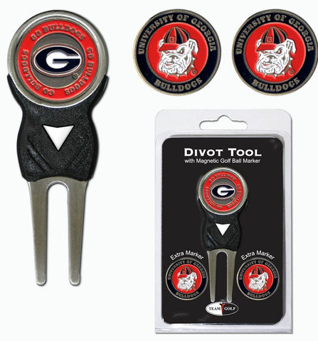 ~Georgia Bulldogs Golf Divot Tool with 3 Markers - Special Order~ backorder