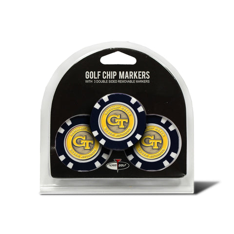 ~Georgia Tech Yellow Jackets Golf Chip with Marker 3 Pack - Special Order~ backorder