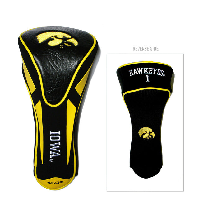 Funda para palos de golf Iowa Hawkeyes, tamaño jumbo, con una sola punta