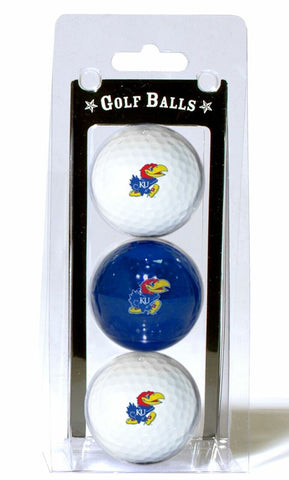 Kansas Jayhawks 3 Pack of Golf Balls - Special Order