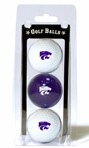 ~Kansas State Wildcats 3 Pack of Golf Balls - Special Order~ backorder