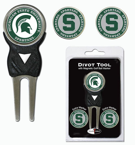 ~Michigan State Spartans Golf Divot Tool with 3 Markers - Special Order~ backorder