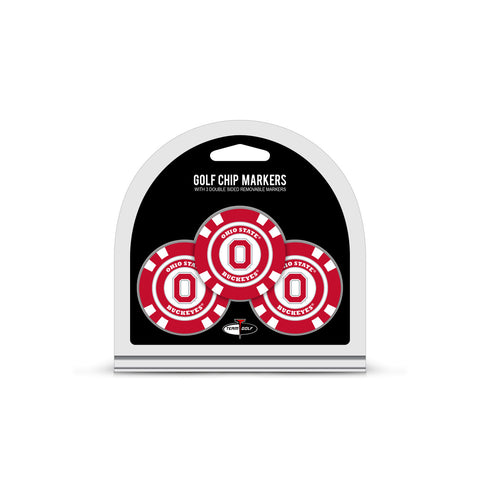 ~Ohio State Buckeyes Golf Chip with Marker 3 Pack~ backorder