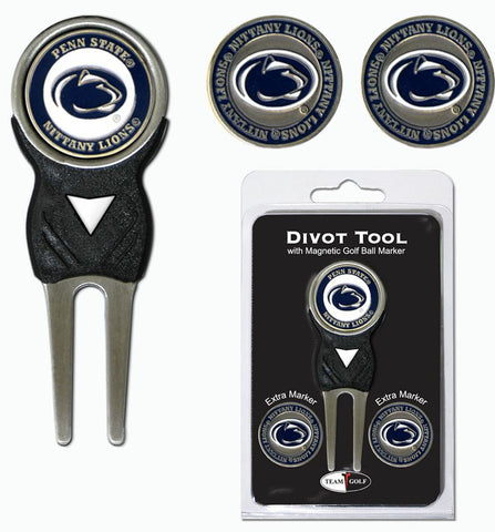 Penn State Nittany Lions Golf Divot Tool with 3 Markers