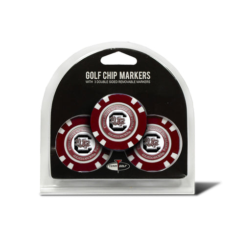 ~South Carolina Gamecocks Golf Chip with Marker 3 Pack - Special Order~ backorder