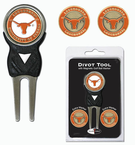 ~Texas Longhorns Golf Divot Tool with 3 Markers - Special Order~ backorder