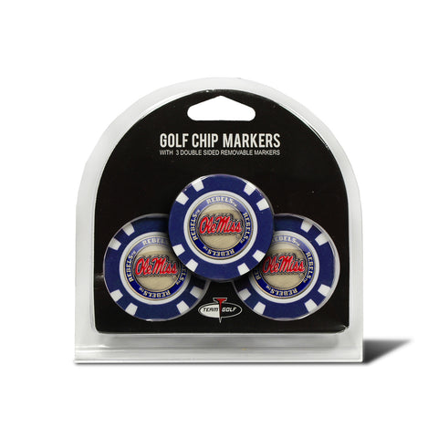 ~Mississippi Rebels Golf Chip with Marker 3 Pack - Special Order~ backorder