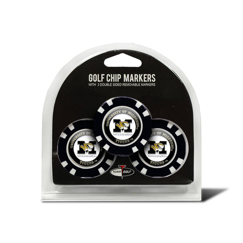 ~Missouri Tigers Golf Chip with Marker 3 Pack - Special Order~ backorder