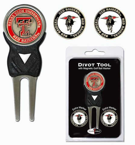 ~Texas Tech Red Raiders Golf Divot Tool with 3 Markers - Special Order~ backorder