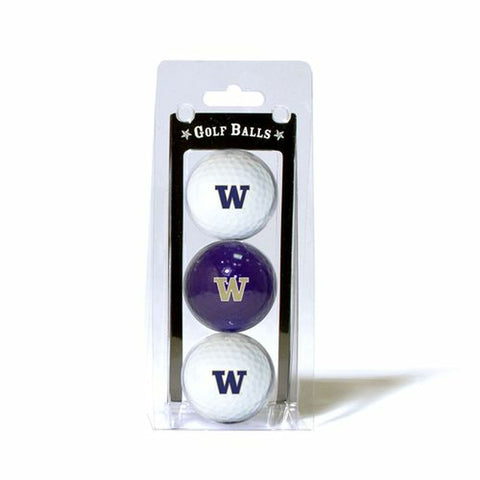 ~Washington Huskies 3 Pack of Golf Balls - Special Order~ backorder