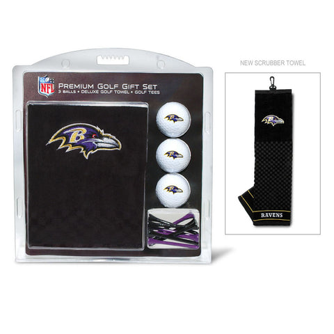 ~Baltimore Ravens Golf Gift Set with Embroidered Towel - Special Order~ backorder