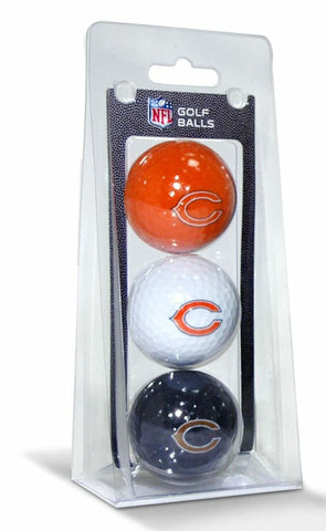 Chicago Bears 3 Pack of Golf Balls
