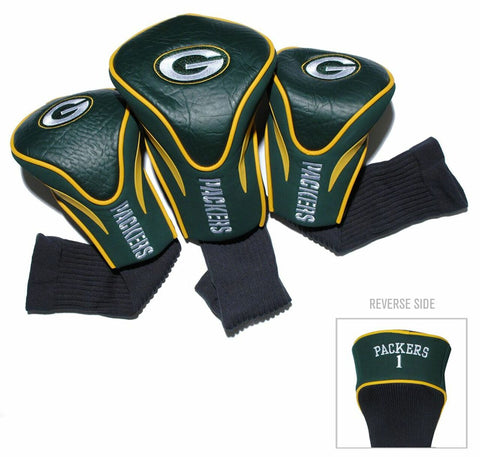 ~Green Bay Packers Golf Club 3 Piece Contour Headcover Set~ backorder