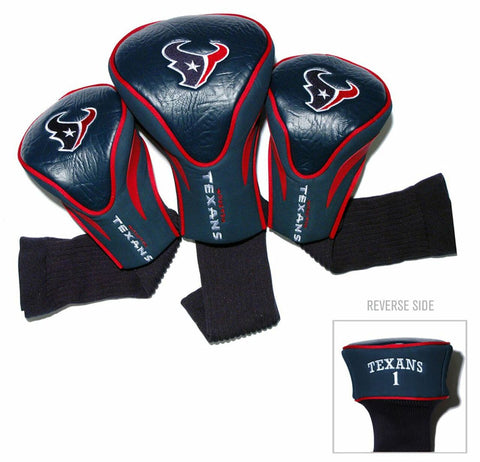 ~Houston Texans Golf Club Headcover Set 3 Piece Contour Style - Special Order~ backorder