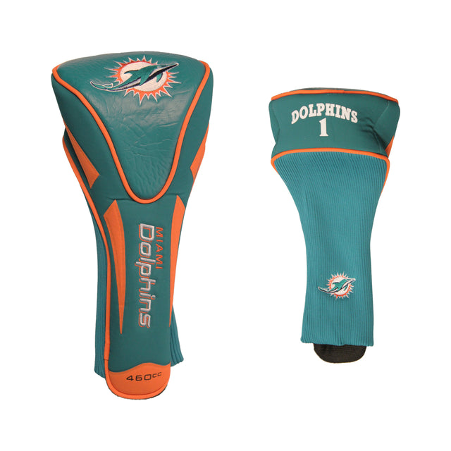 Funda para palos de golf de los Miami Dolphins, tamaño jumbo con una sola punta