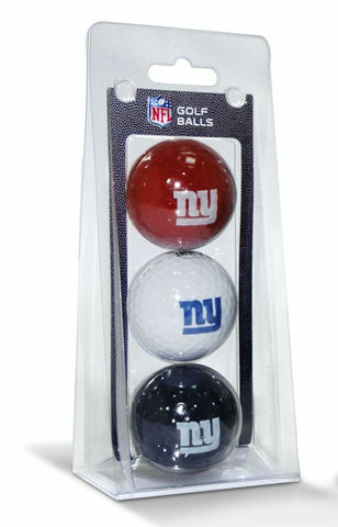 New York Giants 3 Pack of Golf Balls - Special Order