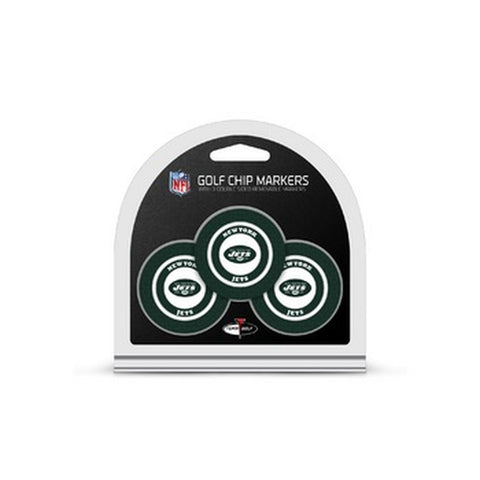 New York Jets Golf Chip with Marker 3 Pack