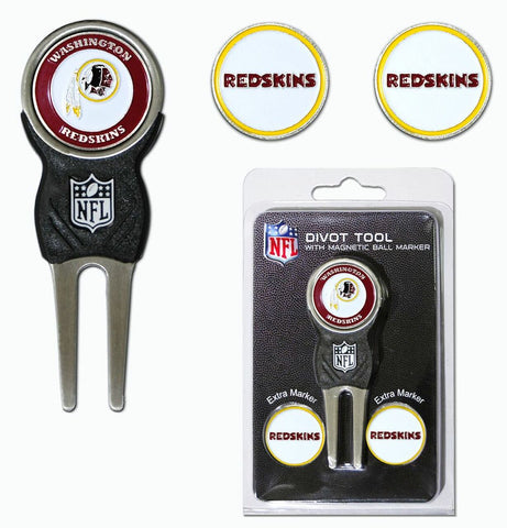 ~Washington Redskins Golf Divot Tool with 3 Markers - Special Order~ backorder