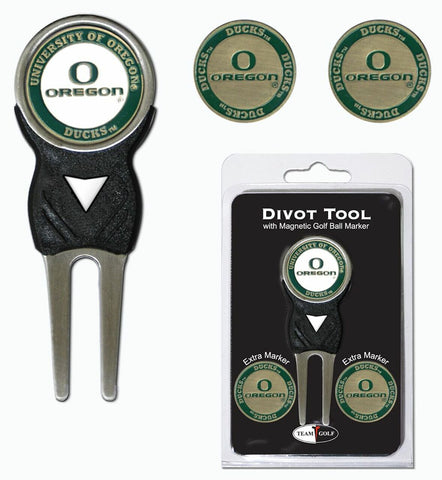 ~Oregon Ducks Golf Divot Tool with 3 Markers - Special Order~ backorder