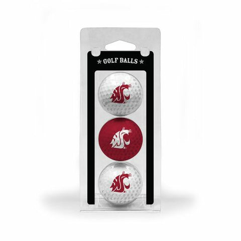 Washington State Cougars 3 Pack of Golf Balls - Special Order