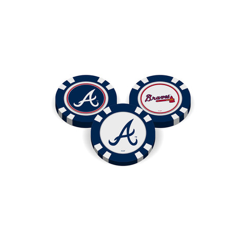 ~Atlanta Braves Golf Chip with Marker - Bulk~ backorder