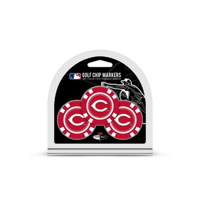 Cincinnati Reds Golf Chip with Marker 3 Pack