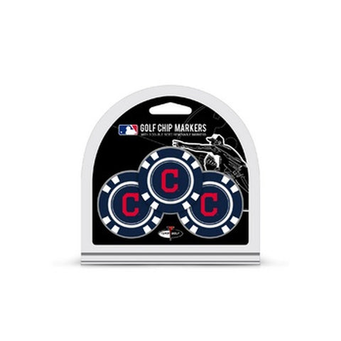 Cleveland Indians Golf Chip with Marker 3 Pack - Special Order
