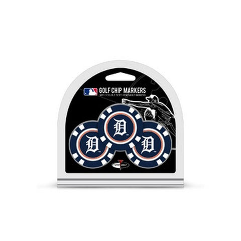 Detroit Tigers Golf Chip with Marker 3 Pack - Special Order