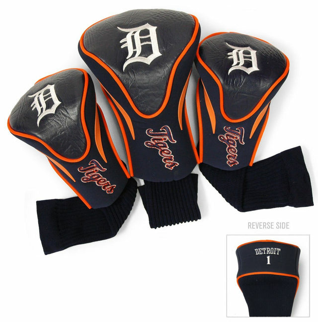 Detroit Tigers Golf Club 3 Piece Contour Headcover Set