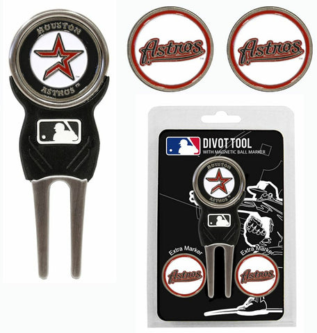 ~Houston Astros Golf Divot Tool with 3 Markers - Special Order~ backorder