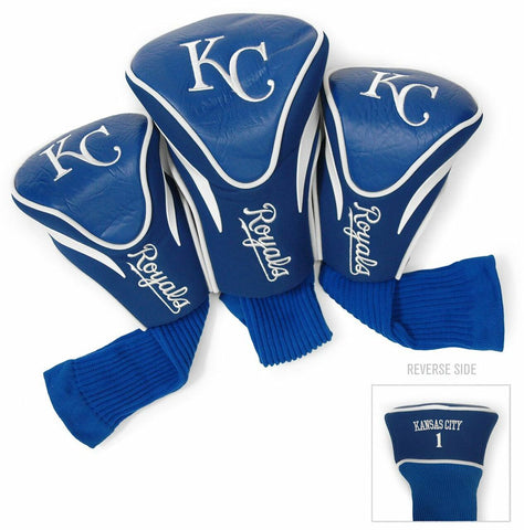 ~Kansas City Royals Golf Club 3 Piece Contour Headcover Set - Special Order~ backorder