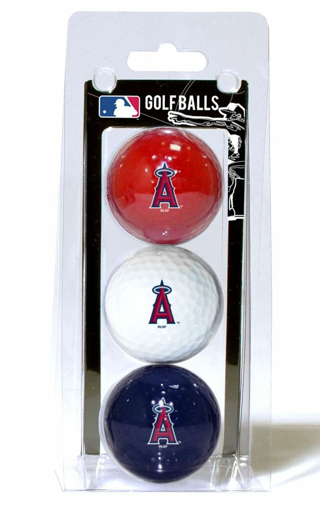 Paquete de 3 pelotas de golf de Los Angeles Angels