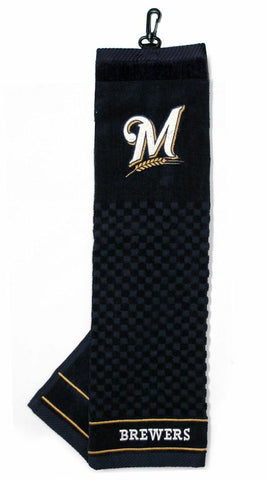 Milwaukee Brewers Golf Towel 16x22 Embroidered