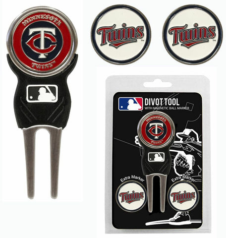 ~Minnesota Twins Golf Divot Tool with 3 Markers - Special Order~ backorder