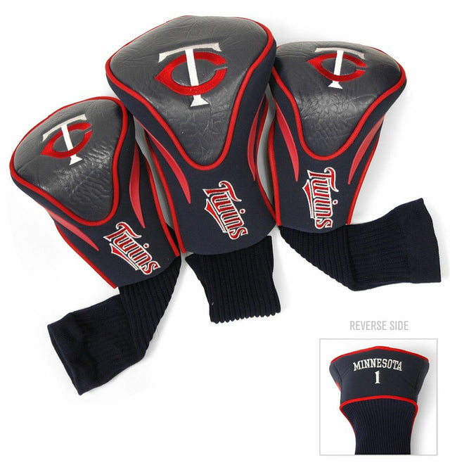 Minnesota Twins Golf Club 3 Piece Contour Headcover Set