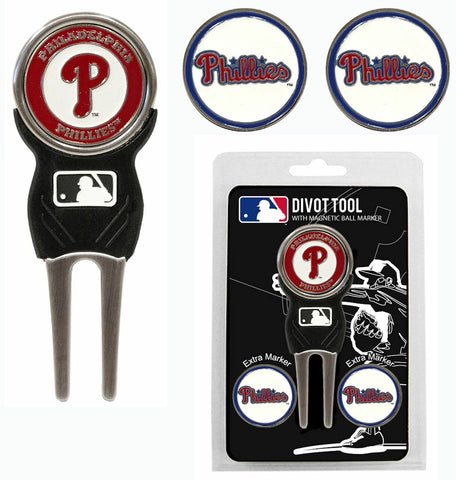~Philadelphia Phillies Golf Divot Tool with 3 Markers - Special Order~ backorder