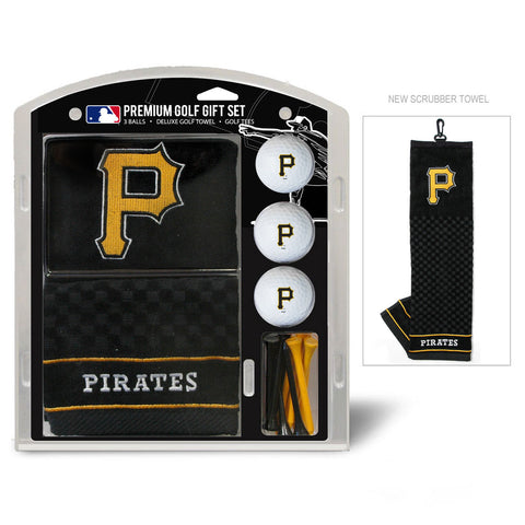 ~Pittsburgh Pirates Golf Gift Set with Embroidered Towel - Special Order~ backorder