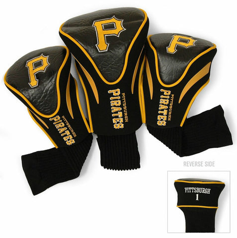 ~Pittsburgh Pirates Golf Club 3 Piece Contour Headcover Set - Special Order~ backorder