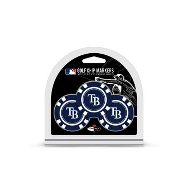 Tampa Bay Rays Golf Chip with Marker 3 Pack