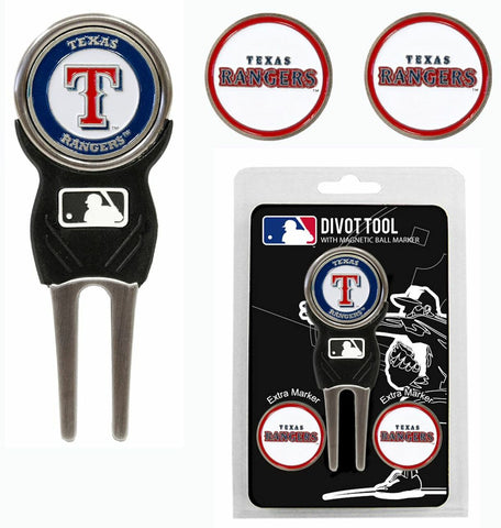~Texas Rangers Golf Divot Tool with 3 Markers - Special Order~ backorder
