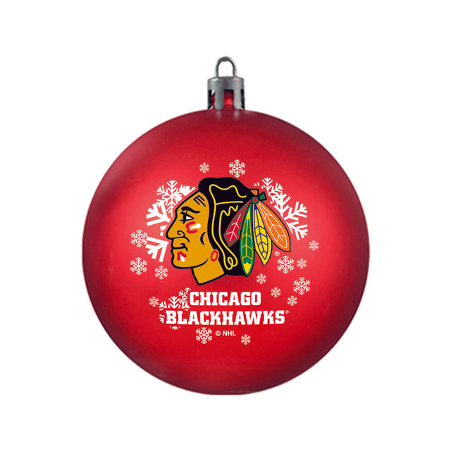 Chicago Blackhawks Ornament Shatterproof Ball